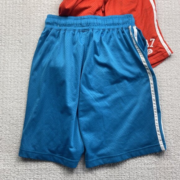 Lot x2 Aeropostale Mens Gym Shorts M Mesh Athletic Basketball drawstring - Picture 9 of 11